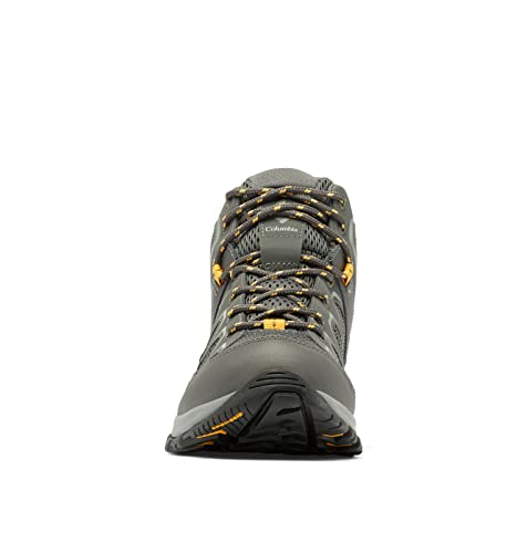 Columbia Herren Granite Trail Mid Waterproof Wanderschuh, Dark Grey/Raw Honey, 48 EU von Columbia