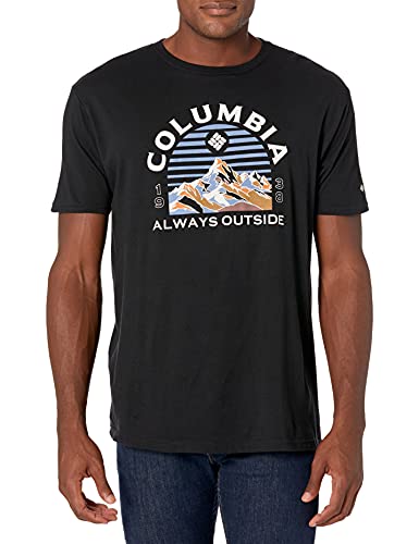 Columbia Herren Graphic T-Shirt, Schwarz/Bucks, Mittel von Columbia
