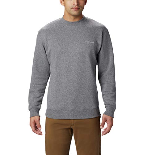 Columbia Herren Hart Mountain II Crew Wanderhemd, Charcoal Heather, X-Large Tall von Columbia