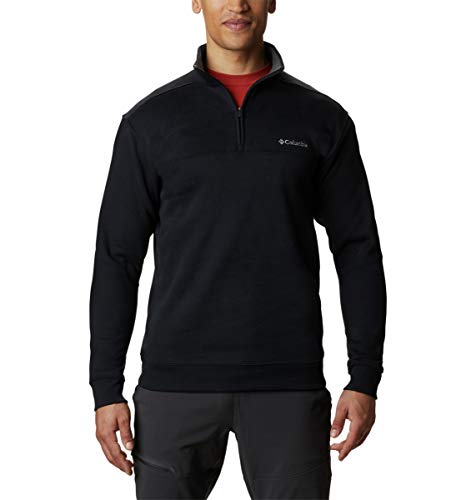 Columbia Herren Hart Mountain II Half Zip Wander-Shirt, schwarz, Medium von Columbia