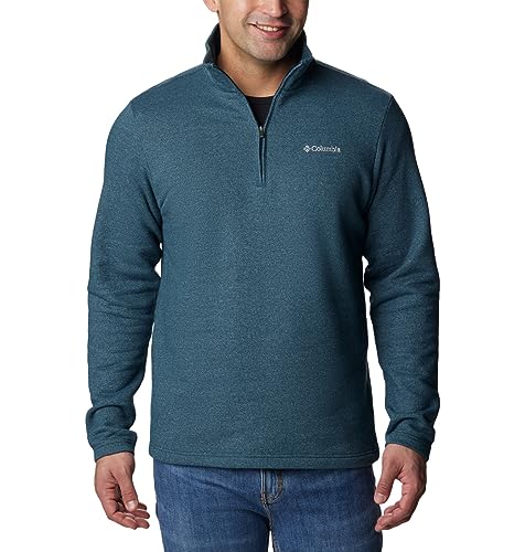 Columbia Herren Hart Mountain III Half Zip Pullover, Night Wave Heather, 4X Tall von Columbia