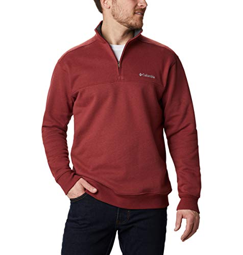 Columbia Herren Hart Mountain II Half Zip Pullover, Roter Jaspis, S von Columbia