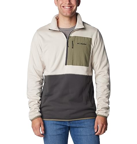 Columbia Herren Hike Half Zip, Dunkler Stein, Hai, Medium von Columbia