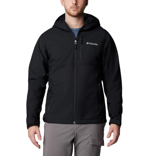 Columbia Herren Hooded Softshell Jacket Ascender II Softshelljacke mit Kapuze, Schwarz, 3X von Columbia
