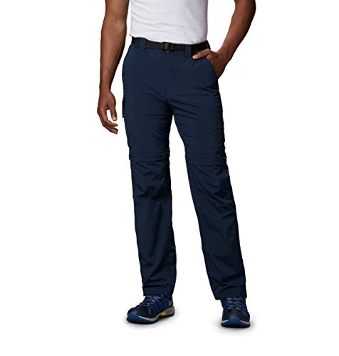 Columbia Herren Hose, atmungsaktiv, LSF 50 Sonnenschutz Silver Ridge Convertible Pants, Collegiate Marineblau, 40W / 32L von Columbia