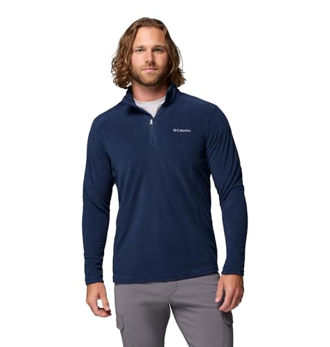 Columbia Herren Klamath Range II Half Zip Wanderhemd, Collegiate Navy Solid, Klein von Columbia