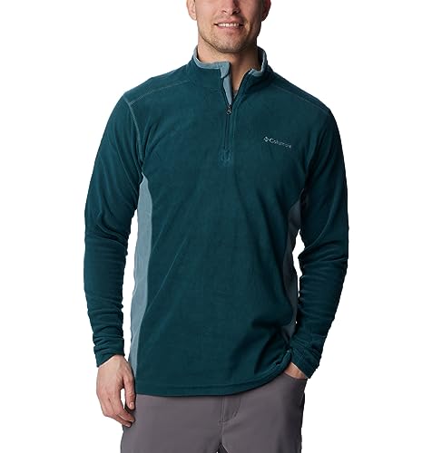 Columbia Herren Klamath Range Ii Half Zip Polo-Pullover, Nachtwelle/Metall, XXXL von Columbia