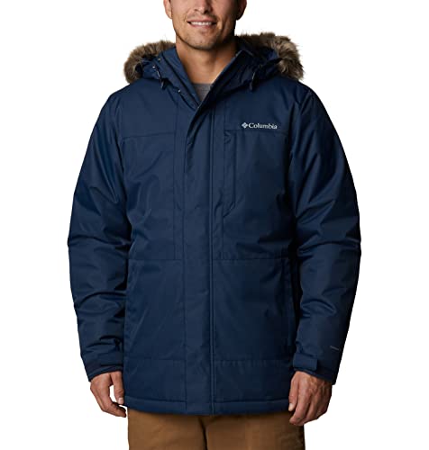 Columbia Herren Leif Trail Parka Baby Jacke, Azul Marino colegial, Large von Columbia