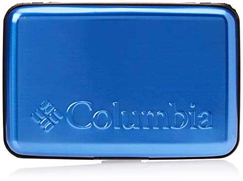 Columbia Herren Metall Hard Case RFID Kreditkartenetui Geldbörse, Blau, Einheitsgröße von Columbia