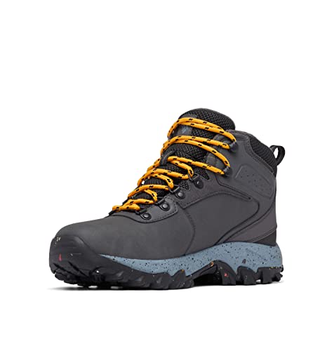 Columbia Newton Ridge WP Omni-Heat II wasserdichte Wanderstiefel für Herren, Grau (Dark Grey x Raw Honey), 46 EU von Columbia