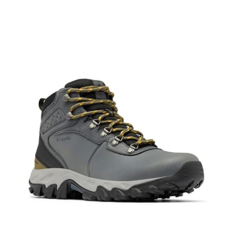 Columbia Herren Newton Ridge Plus II Wasserfest Wanderschuh, Graphit, Schwarz, 49 EU Weit von Columbia