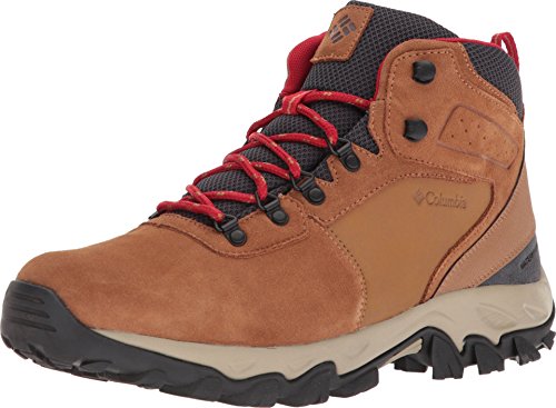 Columbia Herren Newton Ridge Plus Ii Suede Waterproof Wide Wanderstiefel, Elk, Mountain Red, 42 EU von Columbia