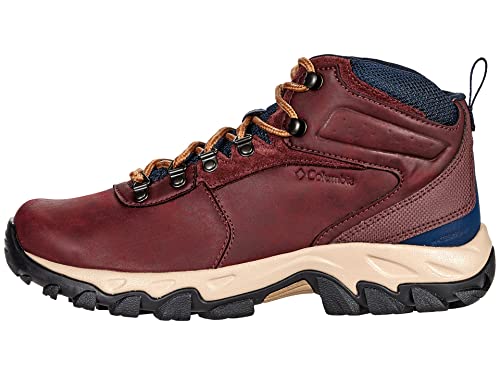 Columbia Herren Newton Ridge Plus Ii Waterproof Wanderschuh, Madder Brown/Collegiate Navy, 50 EU von Columbia