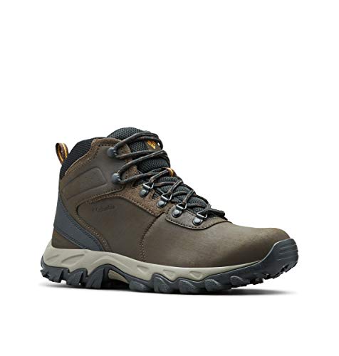 Columbia Newton Ridge Plus II WP wasserdichte Wanderstiefel für Herren, Braun (Cordovan x Squash), 45 EU von Columbia