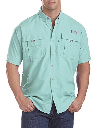 Columbia Herren PFG Bahama II Kurzarmshirt, Herren, Men's PFG Bahama™ II Short Sleeve Shirt, Gulf Stream, Large von Columbia