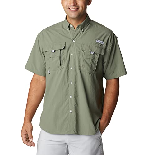 Columbia Herren PFG Bahama II Kurzarmshirt, Herren, Men's PFG Bahama™ II Short Sleeve Shirt, Zypresse, X-Large von Columbia