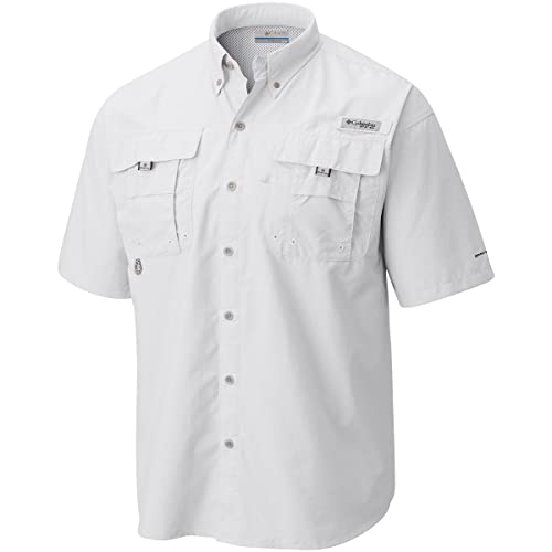 Columbia Herren PFG Bahama II Kurzarmshirt, Herren, Men's PFG Bahama™ II Short Sleeve Shirt, weiß, Medium von Columbia