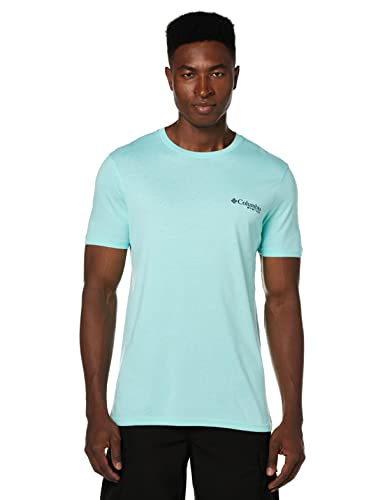 Columbia Herren PFG Graphic T-Shirt, Gulf Stream/Biber, Large von Columbia