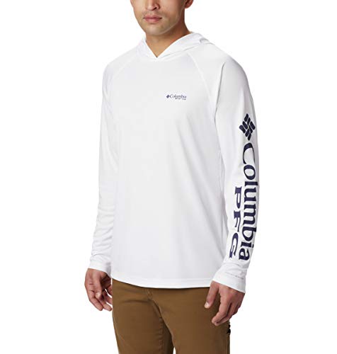 Columbia Terminal Tackle Herren-Kapuzenpullover, Weißes Nachtschatten-Logo, Large Hoch von Columbia