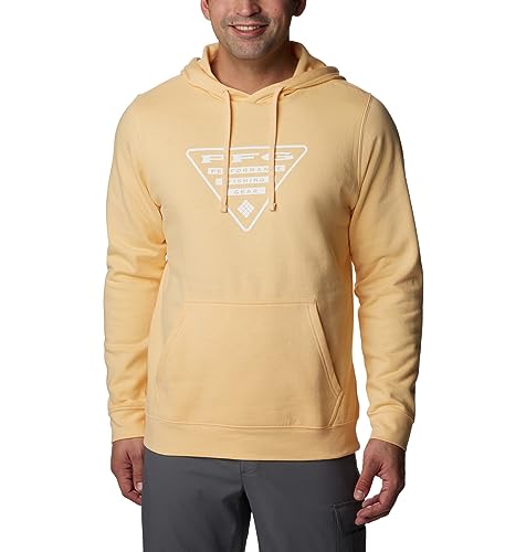 Columbia Herren PFG Triangle II Hoodie, Kakaobutter/Weiß, Größe M von Columbia