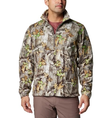 Columbia Herren PHG Fleece Overlay II 1/4 Zip, Timberwoods Camo/Timberwoods Camo, XX-Large von Columbia