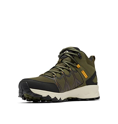 Columbia Peakfreak II Mid Outdry WP wasserdichte Wanderstiefel für Herren, Grün (Nori x Black), 42 EU von Columbia