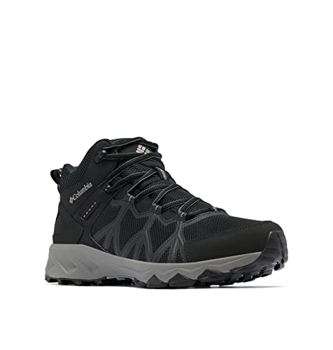 Columbia Peakfreak II Mid Outdry WP wasserdichte Wanderstiefel für Herren, Schwarz (Black x Titanium II), 40 EU von Columbia