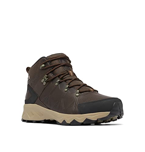 Columbia Peakfreak II Mid Outdry WP Leather wasserdichte Wanderstiefel für Herren, Braun (Cordovan x Black), 40 EU von Columbia