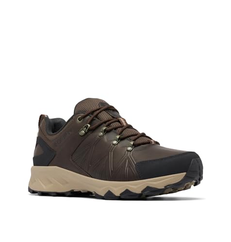 Columbia Peakfreak II Outdry Leather, Niedrige Trekking- und Wanderschuhe, Cordovan, Black, von Columbia