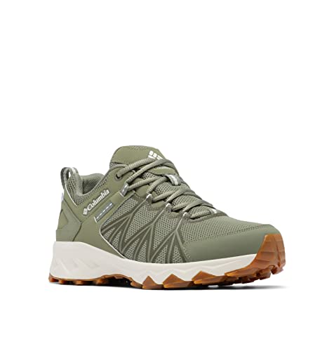 Columbia Peakfreak II Outdry WP wasserdichte Wanderschuhe für Herren, Grün (Cypress x Light Sand), 43 EU von Columbia