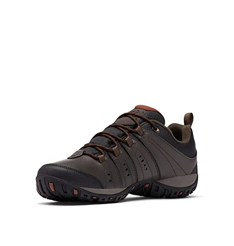 Columbia Woodburn II WP wasserdichte Wanderschuhe für Herren, Braun (Cordovan x Cinnamon), 40.5 EU von Columbia