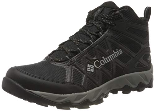 Columbia Peakfreak X2 Mid Outdry Herren knöchelhohe Wanderstiefel, Schwarz (Black/Dark Pewter), 46 EU von Columbia