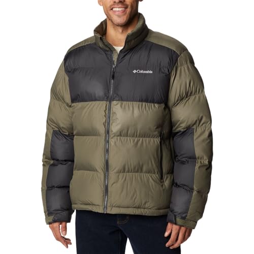 Columbia Herren Pike Lake II Jacket Baby Jacke, Verde (Stone Green/Shark), Small von Columbia