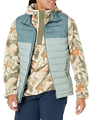 Columbia Herren Powder Lite Weste, Niagara/Metall, X-Large von Columbia