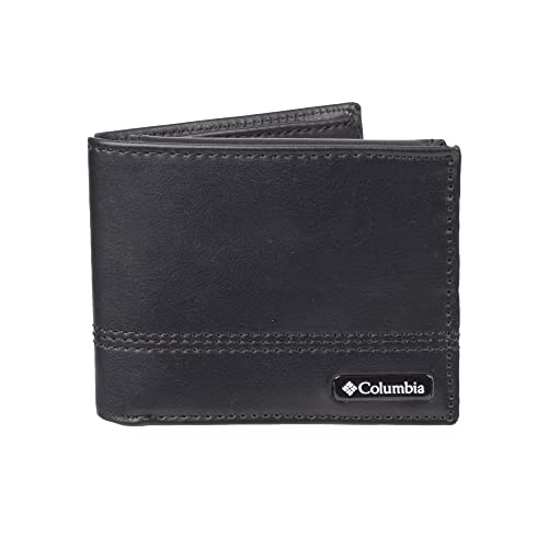 Columbia Herren RFID-blockierende Passcase Faltbare Brieftasche, Schwarz, One Size von Columbia