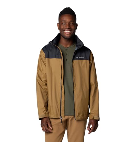Columbia Herren Rain Jacket Glennaker Lake II Regenjacke, Delta/Schwarz, X-Groß von Columbia