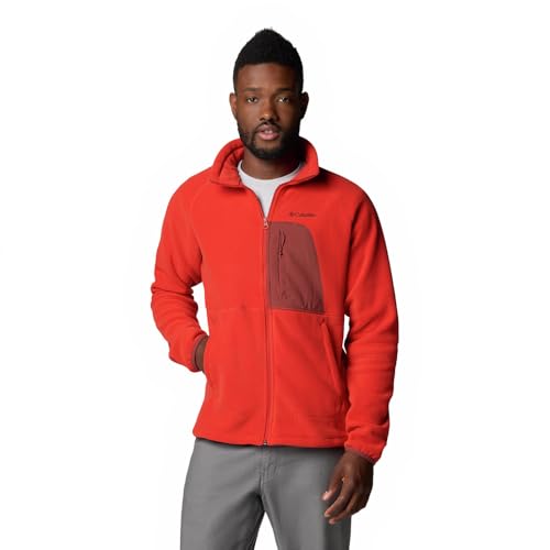 Columbia Herren Rapid Expedition 2 Fleece Fleecejacke mit durchgehendem Reißverschluss, Segel Rot, XXL von Columbia