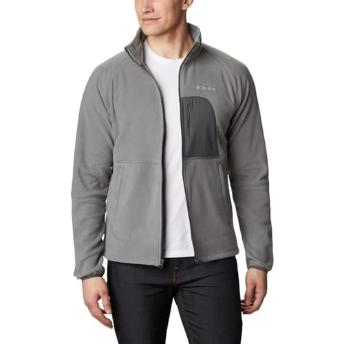 Columbia Herren Rapid Expedition Full Zip Fleece Jacke, Grey, XL von Columbia