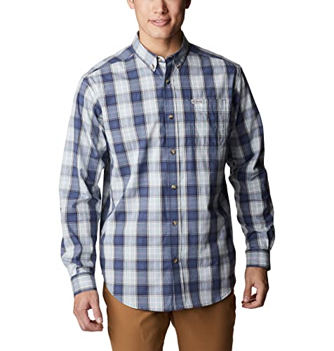 Columbia Herren Rapid Rivers II Langarmshirt Wanderhemd, Dark Mountain Soft Ombre, X-Large Tall von Columbia