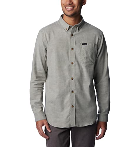 Columbia Herren Rapid Rivers Ii Langarmshirt Wander-Shirt, Stone Green Oxford, XX-Large von Columbia
