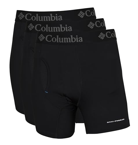 Columbia Herren Omni Freeze Zero Boxershorts, 3er-Pack Retroshorts, Schwarz, XX-Large Columbia Herren Omni Freeze Zero Boxershorts, 3er-Pack Retroshorts, Schwarz, XX-Large von Columbia