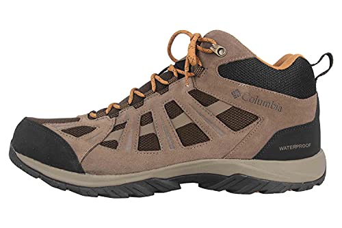 Columbia Redmond III Mid WP wasserdichte Wanderstiefel für Herren, Braun (Cordovan x Elk), 41 EU von Columbia