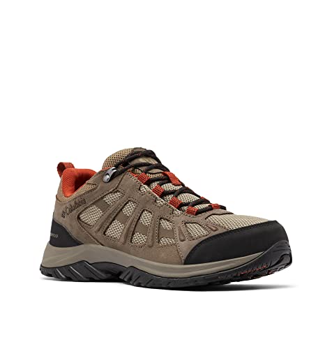 Columbia Redmond III WP wasserdichte Wanderschuhe für Herren, Braun (Pebble x Dark Sienna), 42 EU von Columbia