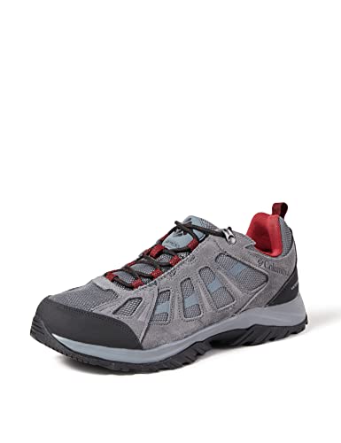 Columbia Redmond III WP wasserdichte Wanderschuhe für Herren, Grau (Ti Grey Steel x Black), 45 EU von Columbia