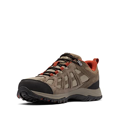 Columbia Redmond III WP wasserdichte Wanderschuhe für Herren, Braun (Pebble x Dark Sienna), 44 EU von Columbia