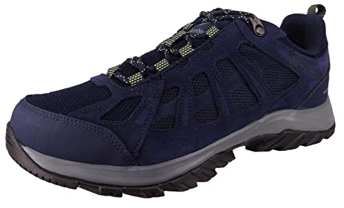 Columbia Redmond III WP wasserdichte Wanderschuhe für Herren, Blau (Collegiate Navy x Ti Grey Steel), 40.5 EU von Columbia