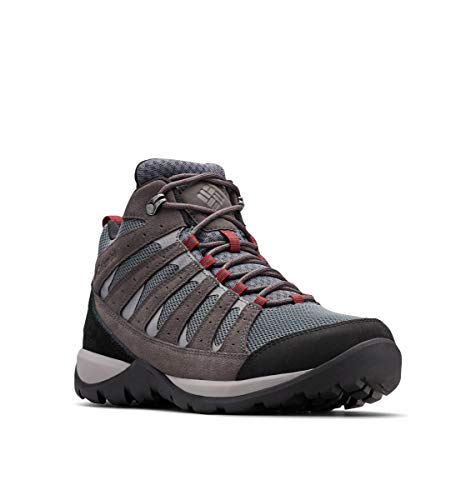 Columbia Herren Redmond V2 MID Wanderschuh, Grau Graphite Red J 053, 45.5 EU von Columbia