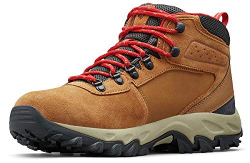 Columbia Herren Newton Ridge Plus II Wildleder, wasserdicht Wanderstiefel, Elk/Mountain Red, 48 EU von Columbia