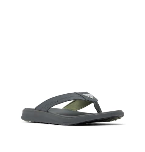 Columbia Herren Rostra Beachcomber Leather Sandale, Grill/Cypress, 47 EU von Columbia