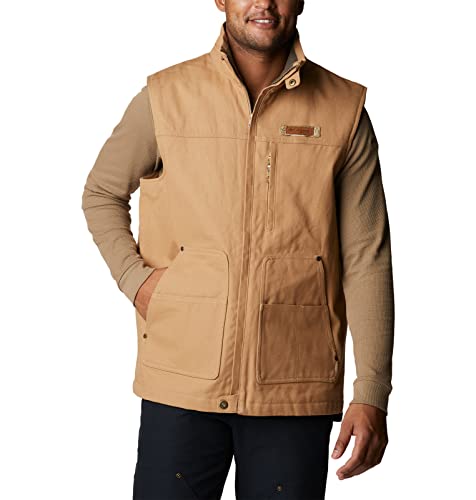 Columbia Herren Roughtail Arbeitsweste, Sahara, Large von Columbia